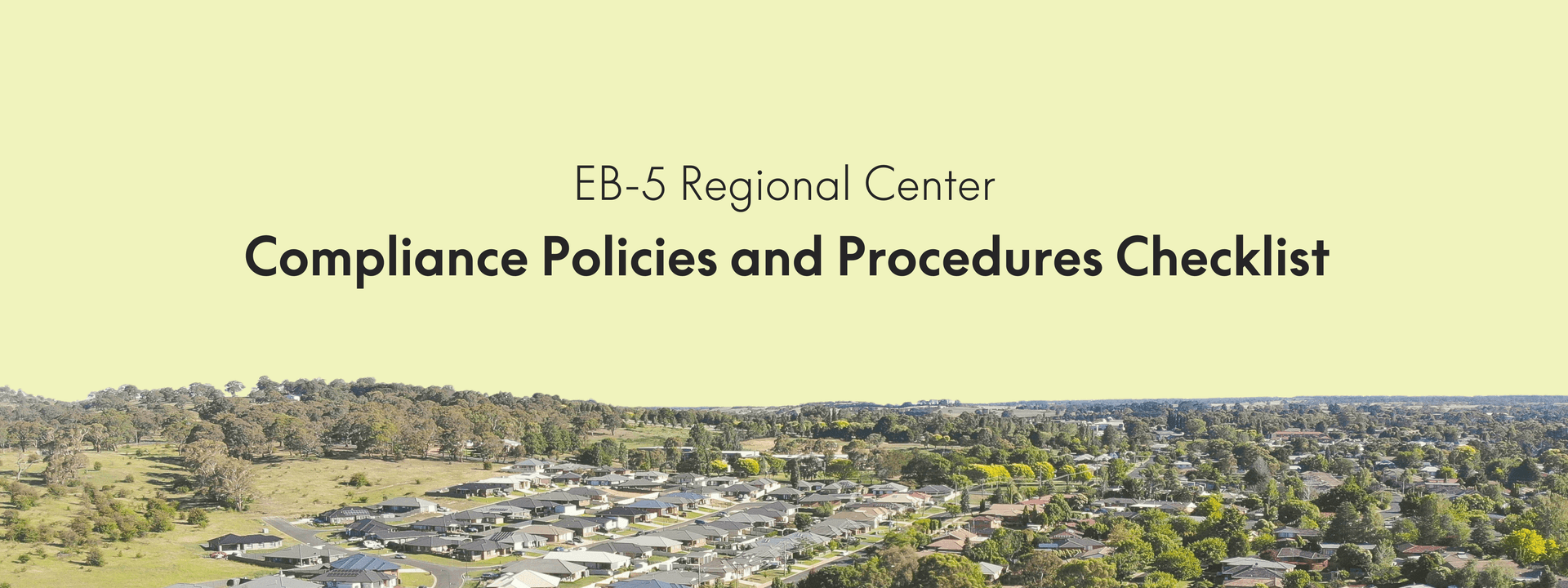 RIA securities compliance checklist for regional centres